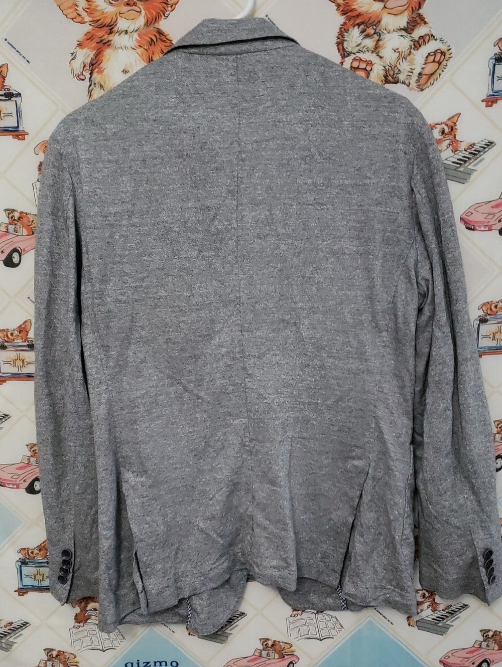 Men's Canali Gray Casual Blazer - Lightweight Everyday Jacket 50 34 - Picture 7 of 9